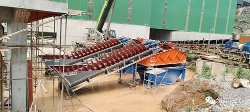 泉州振邦環保案例 時產千噸級的骨料水洗生產線已正式投入運營